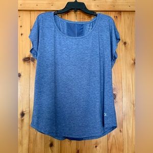 NWOT Nine West Active Womens Shirt Blue Size Large